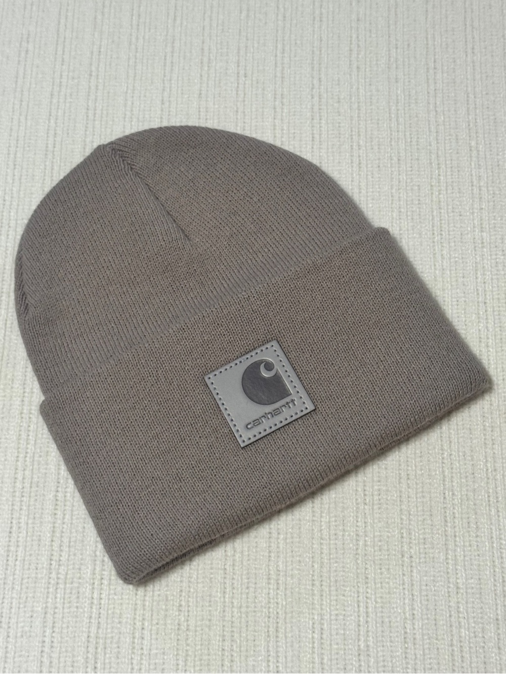 NWOT Carhartt Knit Beanie / Gray Taupe / Winter Hat / One Size